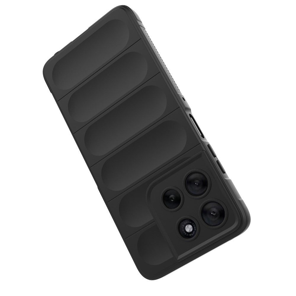 Hülle für Motorola Moto G56, Techsuit, Magic Shield, Schwarz