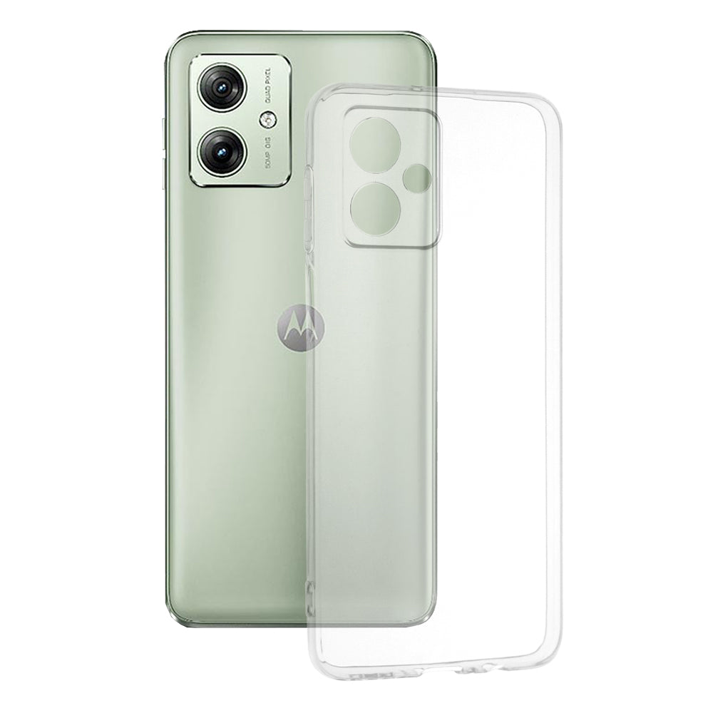 Hülle für Motorola Moto G64 / G54 Power Edition, Techsuit, Klar, Transparent