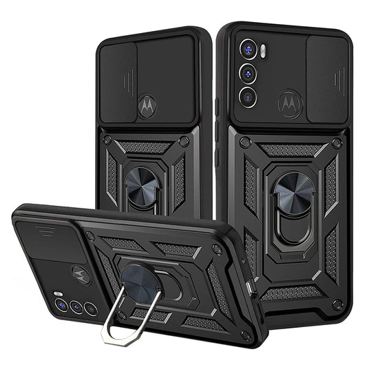 Hülle für Motorola Moto G71 5G, Techsuit, CamShield, Schwarz