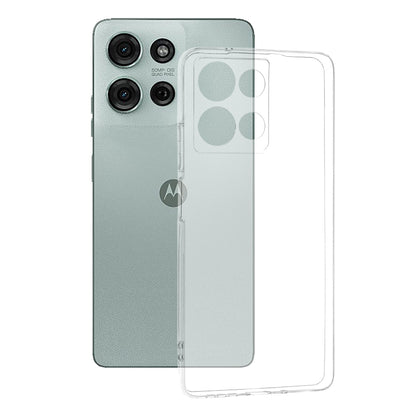 Hülle für Motorola Moto G75, Techsuit, Klar, Transparent