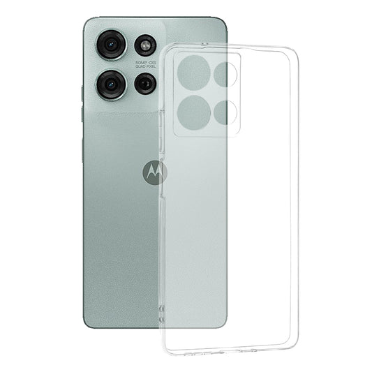 Coque pour Motorola Moto G75, Techsuit, Claire, Transparente