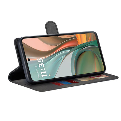 Hülle für Motorola Moto G75, Techsuit, Diary Book, Schwarz
