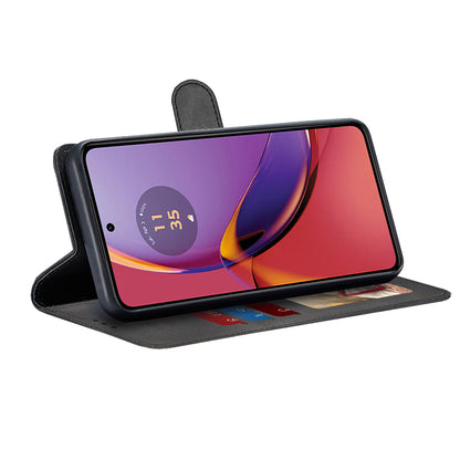 Coque pour Motorola Moto G84, Techsuit, Diary Book, Noire