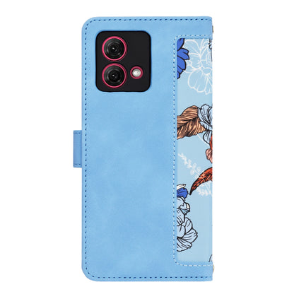 Coque pour Motorola Moto G84, Techsuit, FlipCraft, Bleu