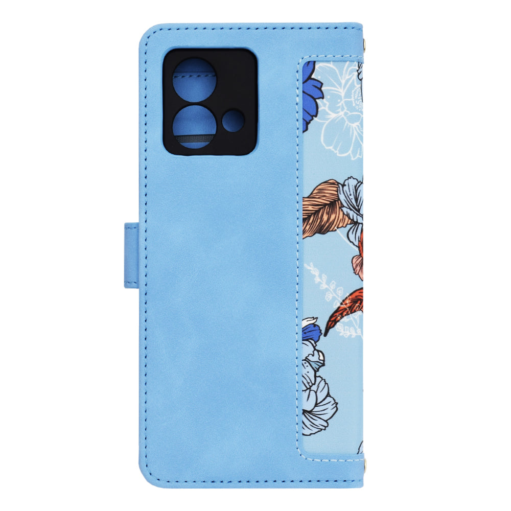 Coque pour Motorola Moto G84, Techsuit, FlipCraft, Bleu