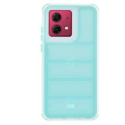 Coque pour Motorola Moto G84, Techsuit, Wave Shield, Turquoise