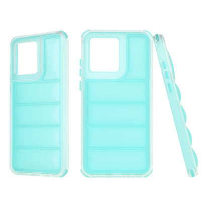Coque pour Motorola Moto G84, Techsuit, Wave Shield, Turquoise