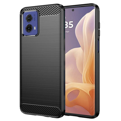 Coque pour Motorola Moto G85, Techsuit, Carbone, Noire