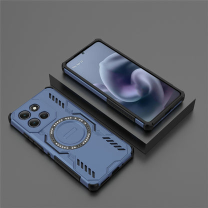 MagSafe-Hülle für Motorola Moto G86 Power, Techsuit, ArmorMag, Blau