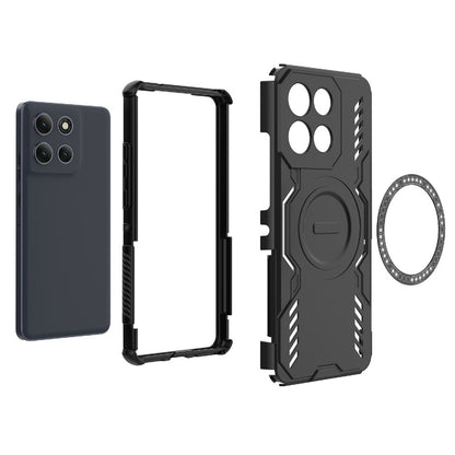 MagSafe-Hülle für Motorola Moto G86 Power, Techsuit, ArmorMag, Schwarz