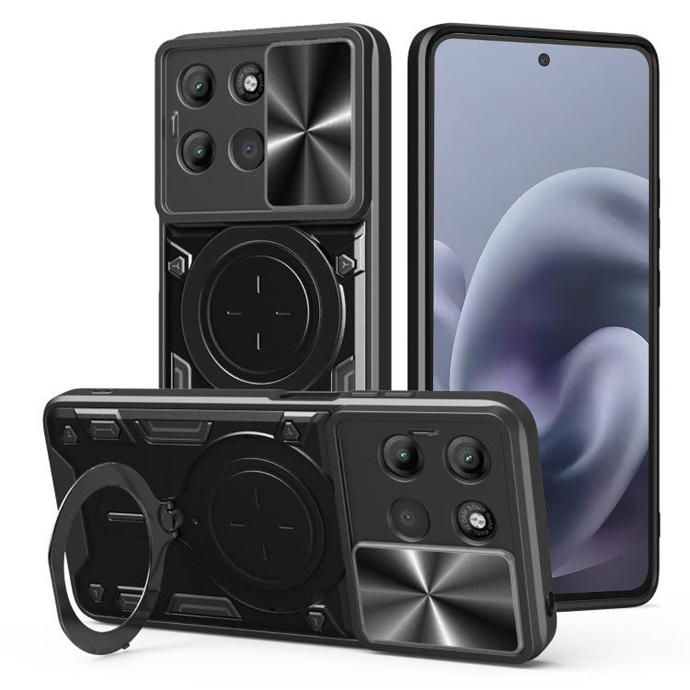 Coque pour Motorola Moto G86 Power, Techsuit, CamGuard Pro, Noire