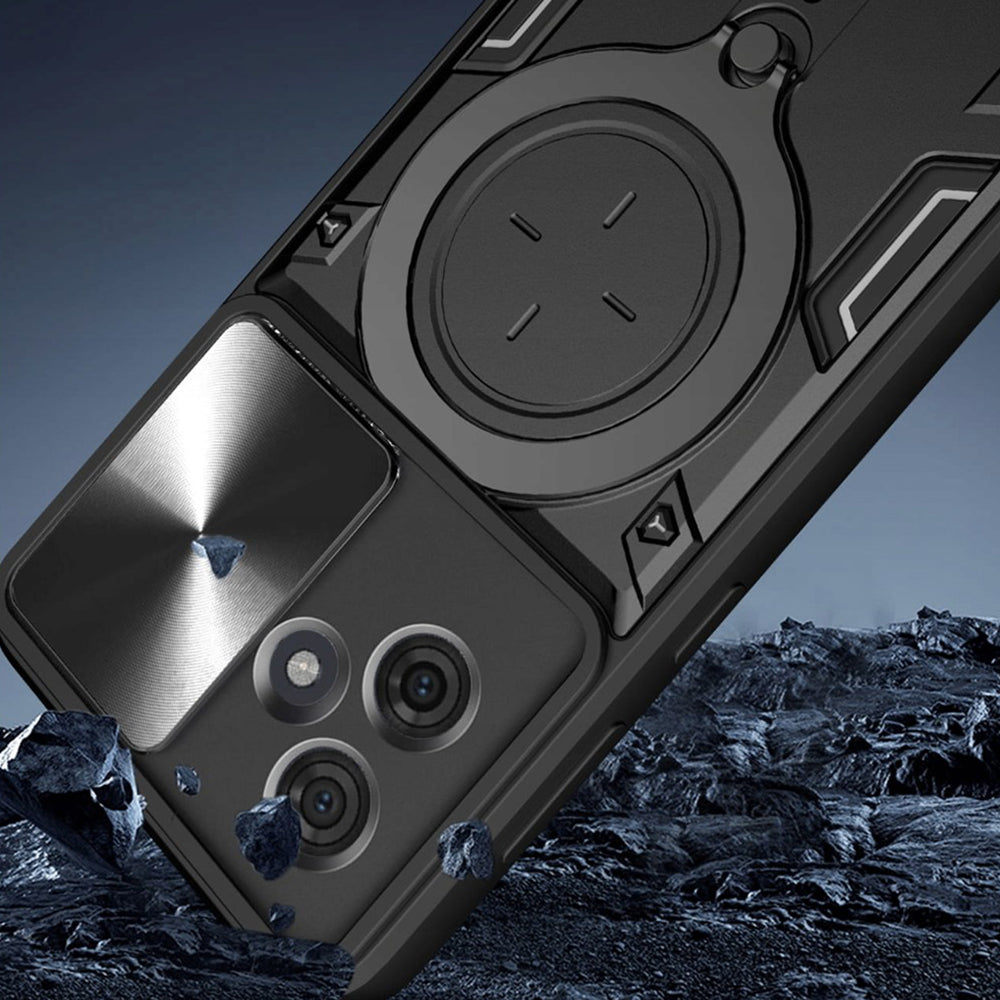 Coque pour Motorola Moto G86 Power, Techsuit, CamGuard Pro, Noire