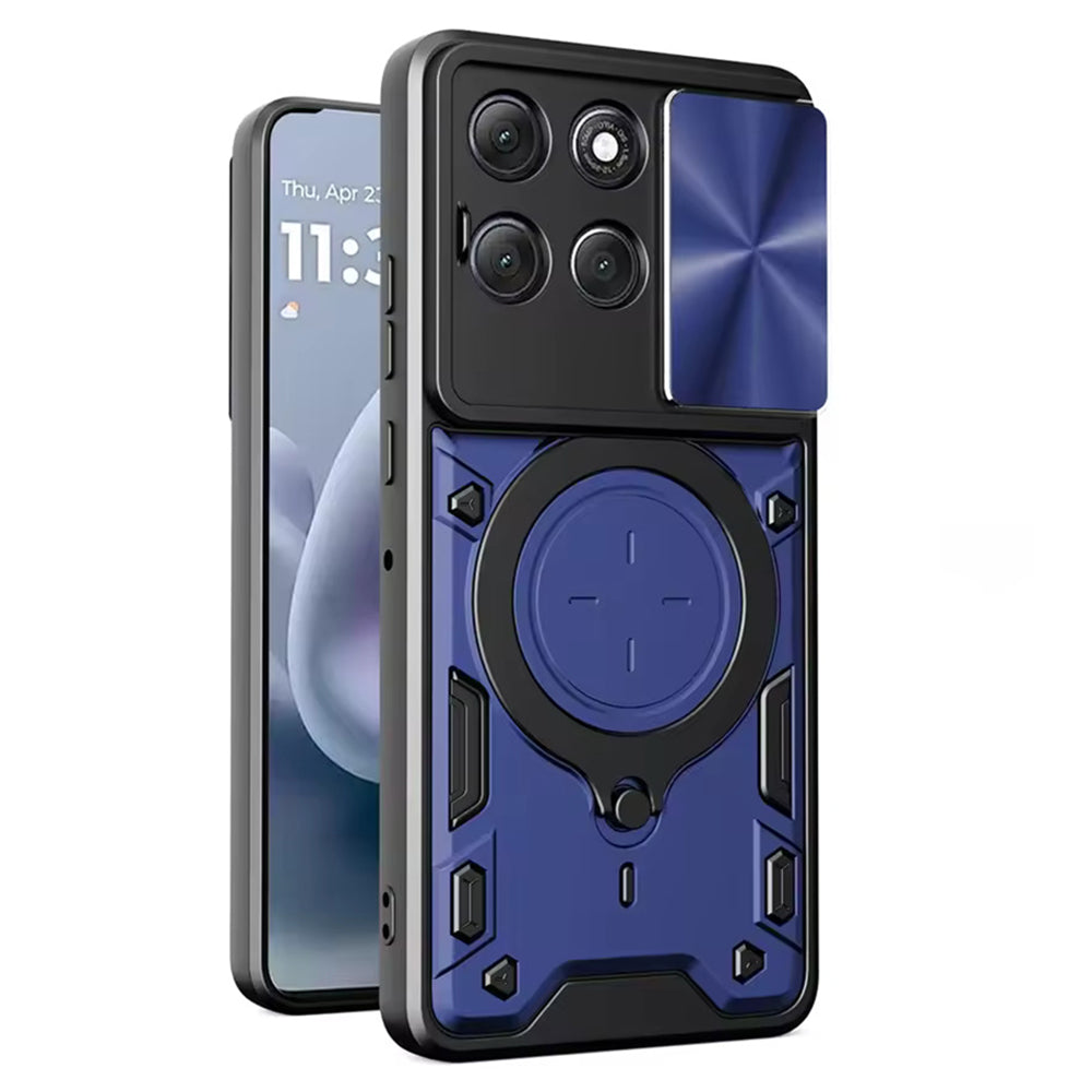 Étui pour Motorola Moto G86, Techsuit, CamGuard Pro, Bleu