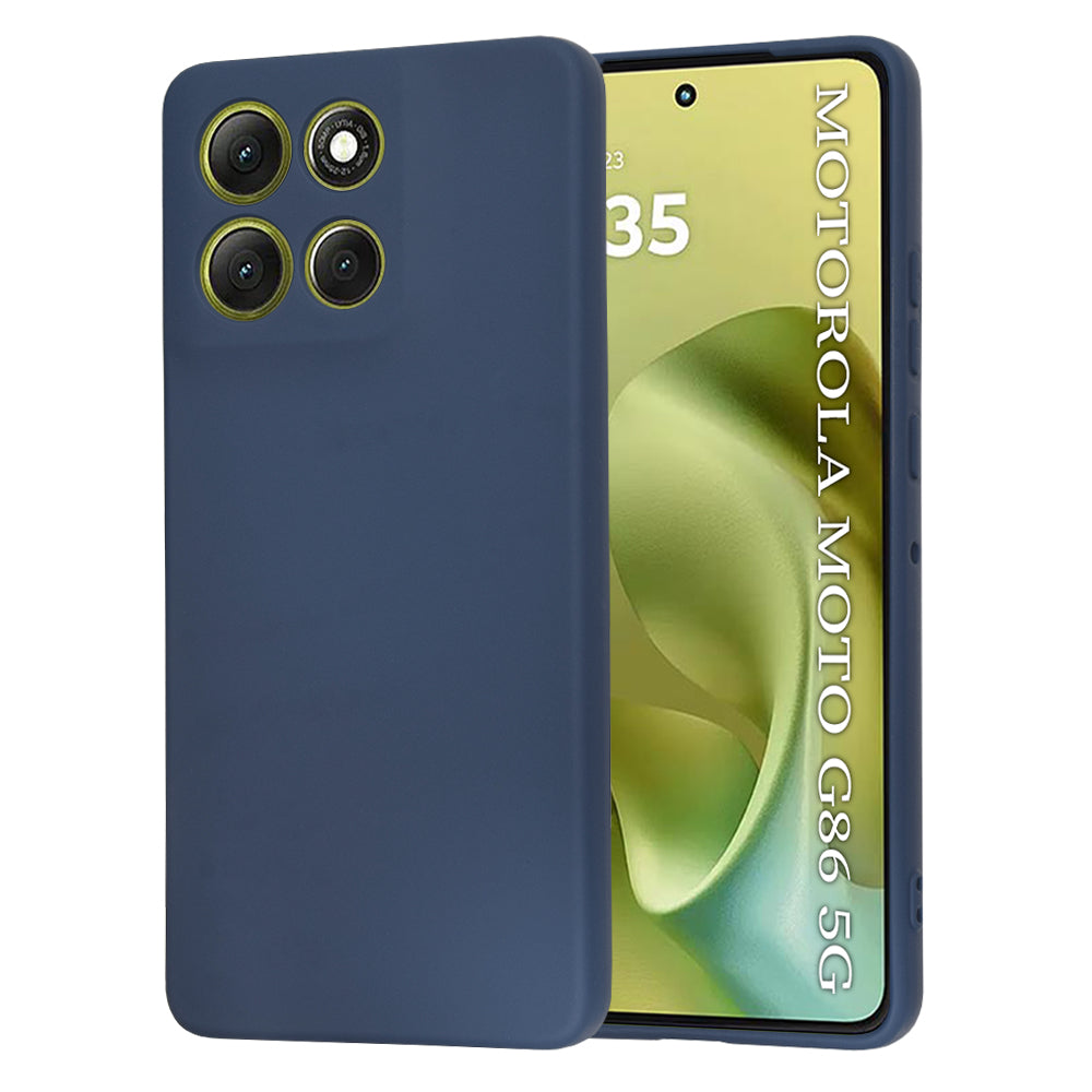 Case for Motorola Moto G86, Techsuit, SoftFlex, Navy Blue