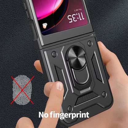 Coque pour Motorola Razr 60 / Razr 50, Techsuit, CamShield, Noire
