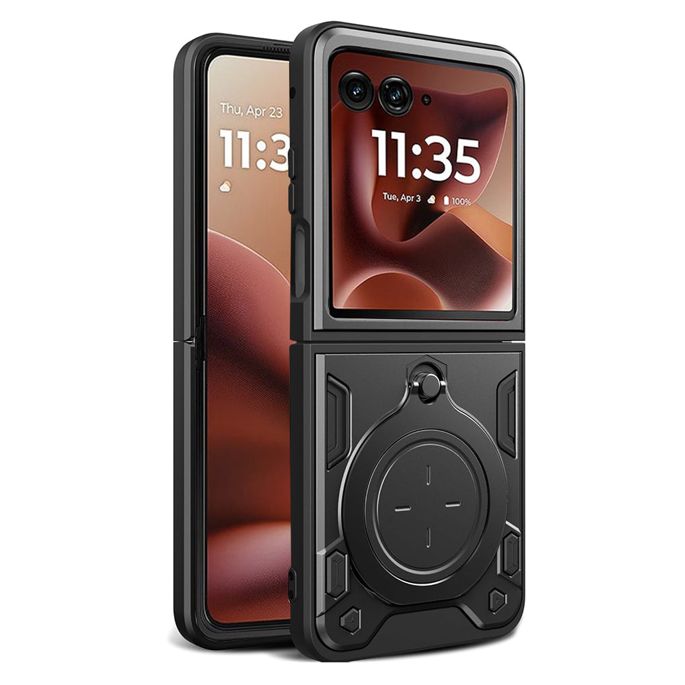 Case for Motorola Razr 60 Ultra, Techsuit, CamGuard Pro, Black