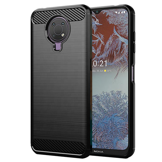 Coque pour Nokia G10 / G20, Techsuit, Carbone, Noire