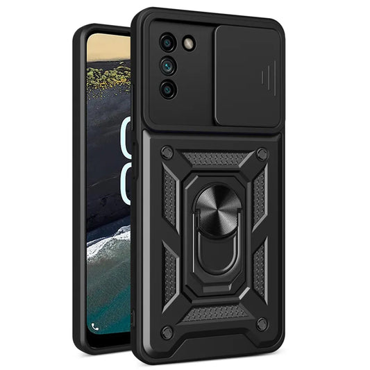 Coque pour Nokia G21 / G11, Techsuit, CamShield, Noire