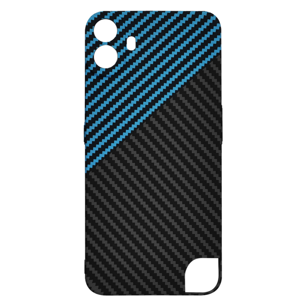 Coque pour Nothing CMF Phone 1, Techsuit, Carbonite FiberShell, Noir Bleu
