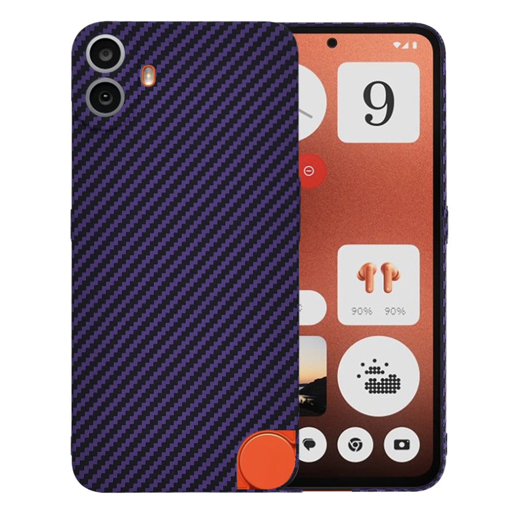 Coque pour Nothing CMF Phone 1, Techsuit, Carbonite FiberShell, Violet