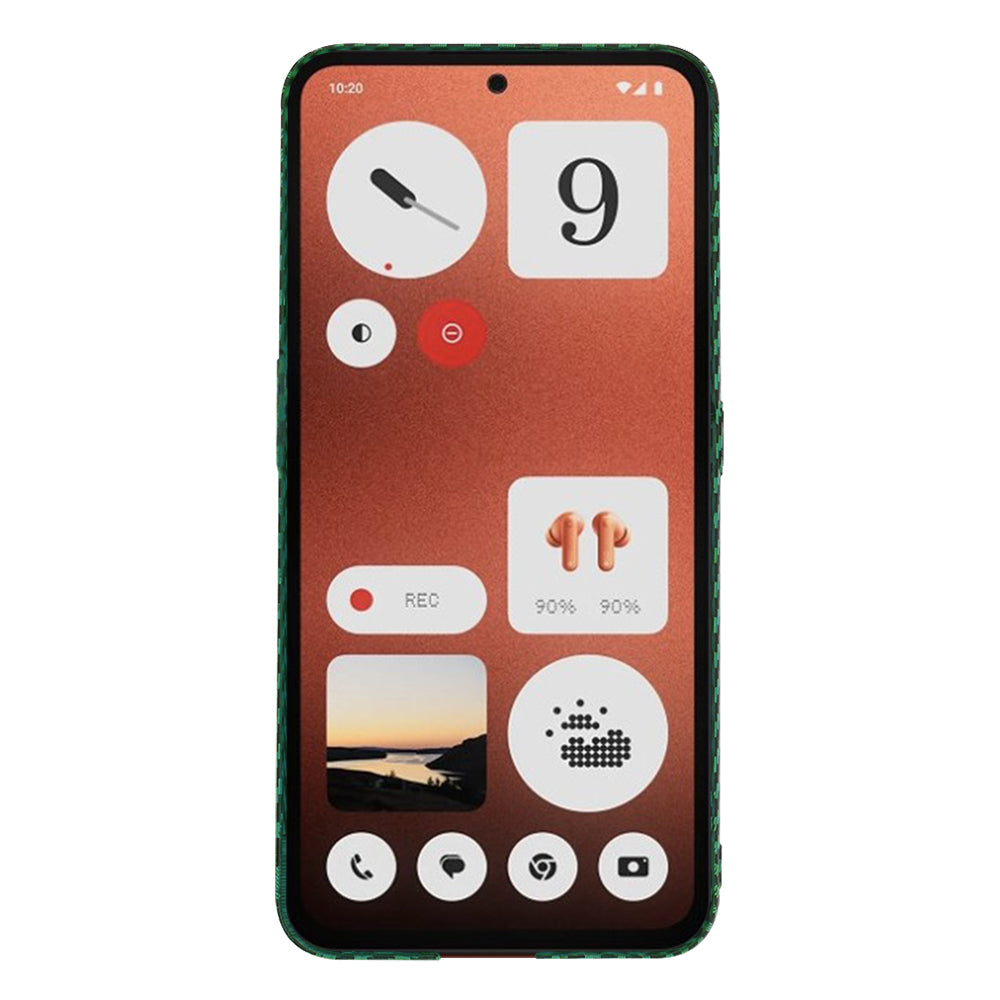 Coque pour Nothing CMF Phone 1, Techsuit, Carbonite FiberShell, Vert