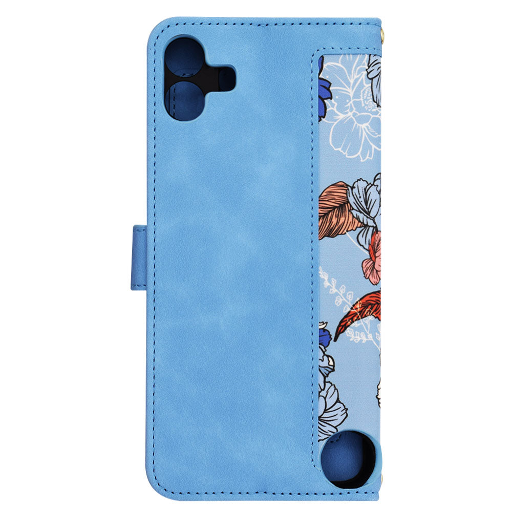 Hülle für Nothing CMF Phone 1, Techsuit, FlipCraft, Blau
