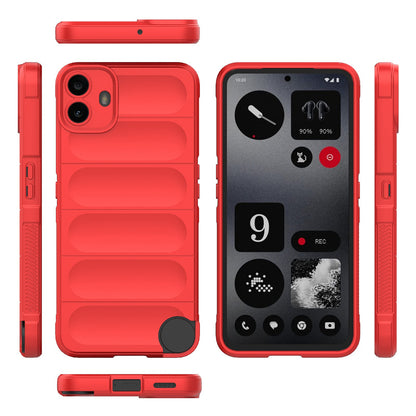 Coque pour Nothing CMF Phone 1, Techsuit, Magic Shield, Rouge
