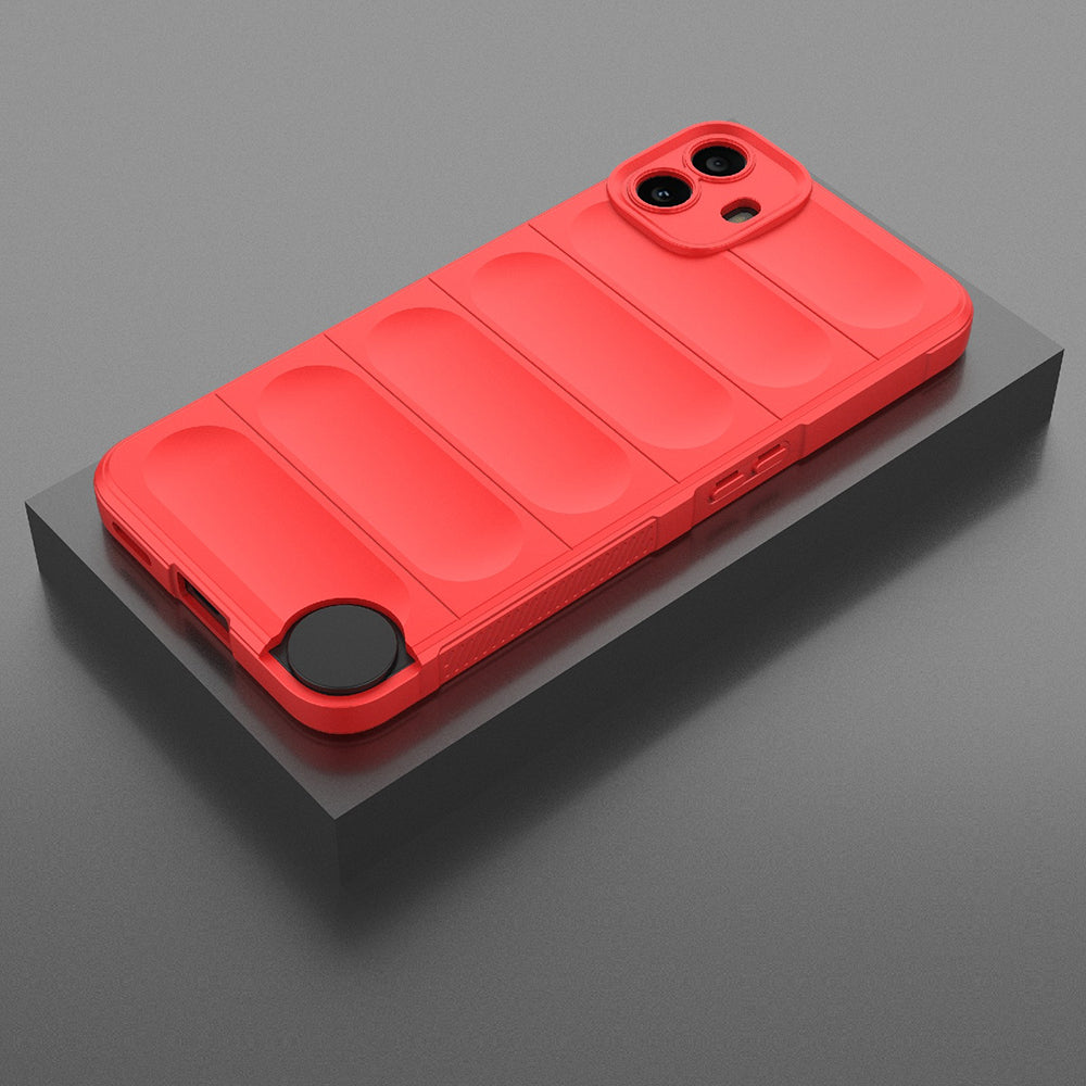 Coque pour Nothing CMF Phone 1, Techsuit, Magic Shield, Rouge