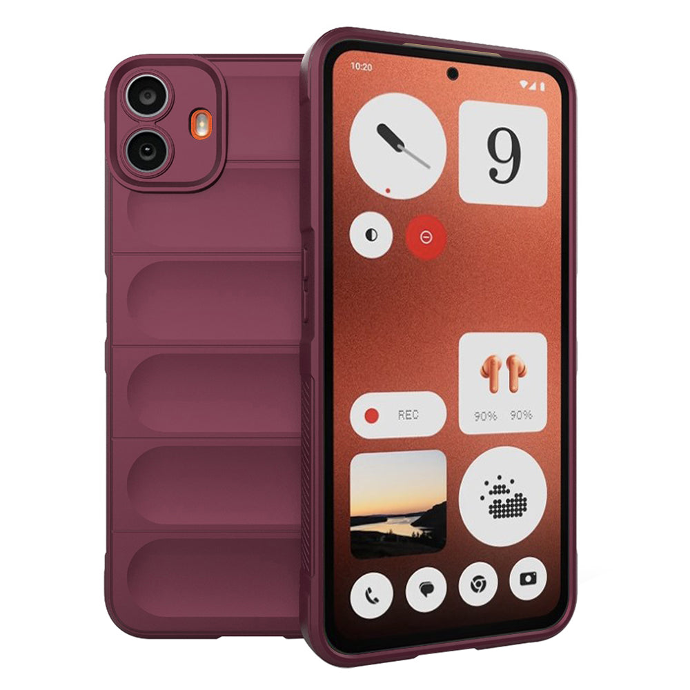 Coque pour Nothing CMF Phone 1, Techsuit, Magic Shield, Bordeaux