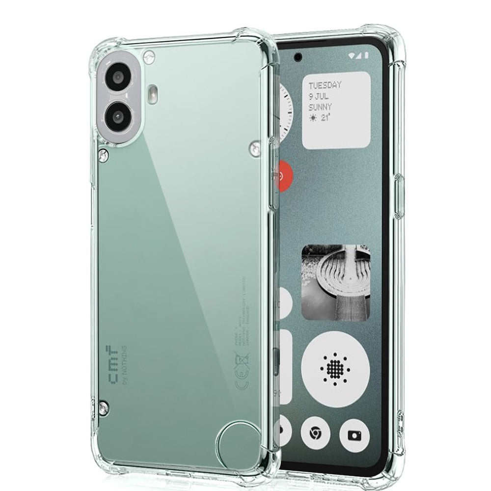 Coque pour Nothing CMF Phone 1, Techsuit, Antichoc Claire, Transparente