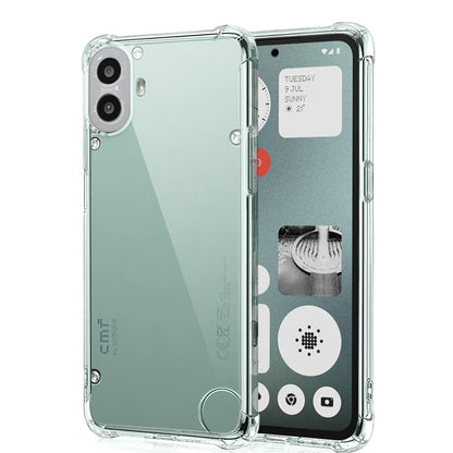 Coque pour Nothing CMF Phone 1, Techsuit, Antichoc Claire, Transparente
