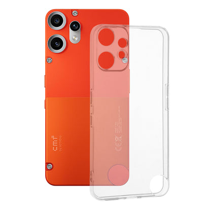 Hülle für Nothing CMF Phone 2 Pro, Techsuit, Klar, Transparent
