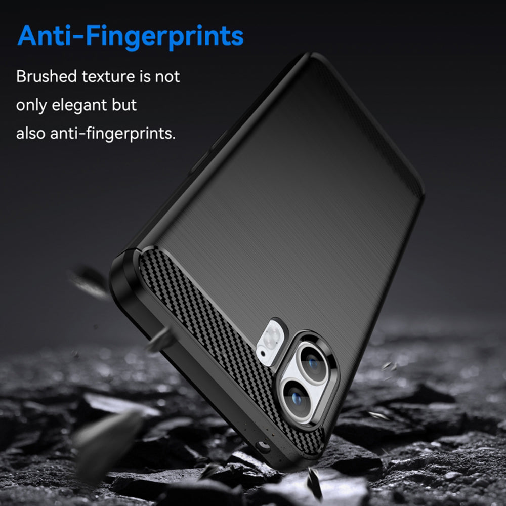 Coque pour Nothing Phone (2), Techsuit, Carbone, Noire
