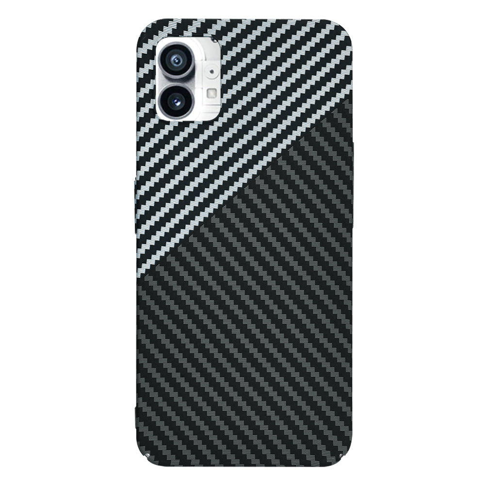 Coque pour Nothing Phone (1), Techsuit, Carbonite FiberShell, Noir Gris