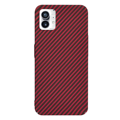 Hülle für Nothing Phone (1), Techsuit, Carbonite FiberShell, Rot