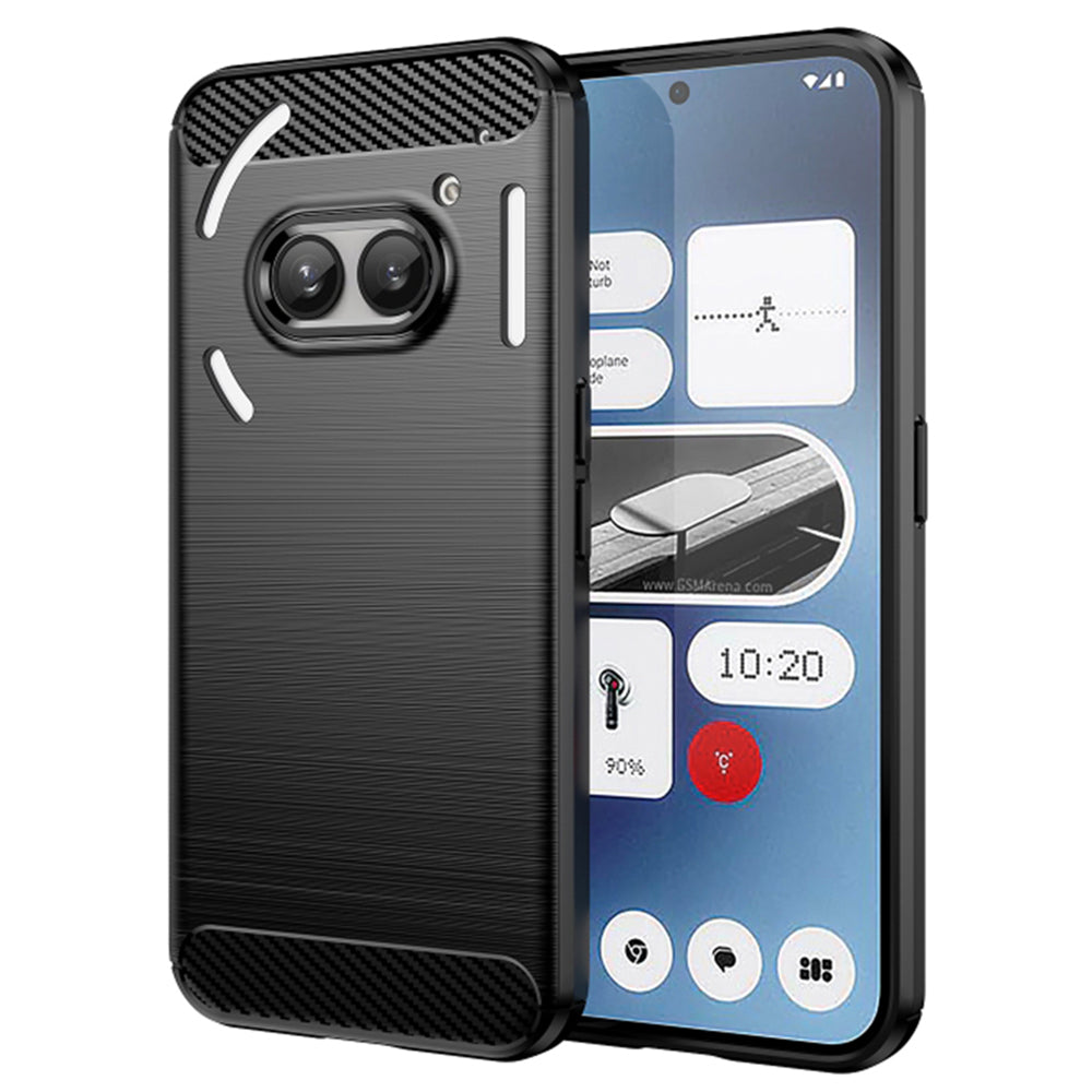 Coque pour Nothing Phone (2a) Plus / Phone (2a), Techsuit, Carbone, Noire