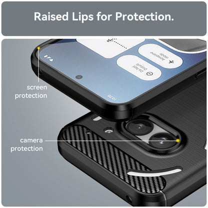 Coque pour Nothing Phone (2a) Plus / Phone (2a), Techsuit, Carbone, Noire