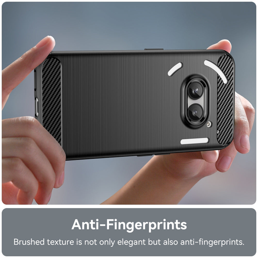 Coque pour Nothing Phone (2a) Plus / Phone (2a), Techsuit, Carbone, Noire