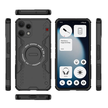 Étui MagSafe pour Nothing Phone (3a) Lite, Techsuit, ArmorMag, Noir