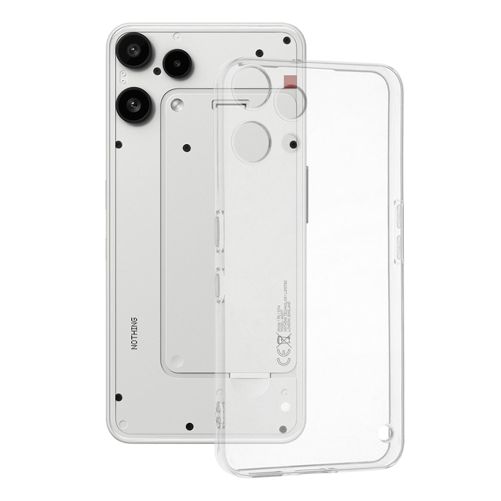 Hülle für Nothing Phone (3a) Lite, Techsuit, Klar, Transparent