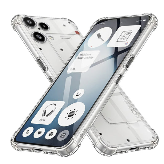 Étui pour Nothing Phone (3a) Lite, Techsuit, Shockproof Clear, Transparent