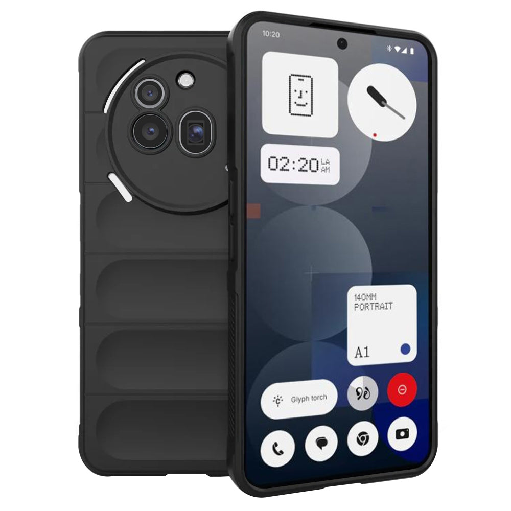 Hülle für Nothing Phone (3a) Pro, Techsuit, Magic Shield, Schwarz