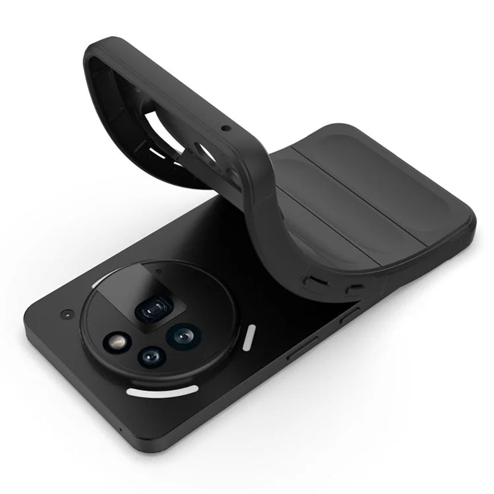 Hülle für Nothing Phone (3a) Pro, Techsuit, Magic Shield, Schwarz