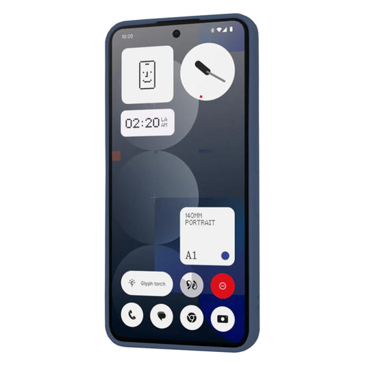 Coque pour Nothing Phone (3a) Pro, Techsuit, SoftFlex, Bleu marine