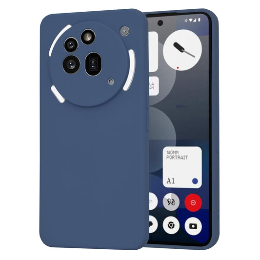 Coque pour Nothing Phone (3a) Pro, Techsuit, SoftFlex, Bleu marine