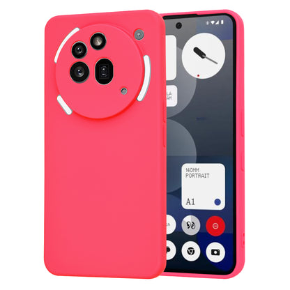 Hülle für Nothing Phone (3a) Pro, Techsuit, SoftFlex, Dunkelrosa