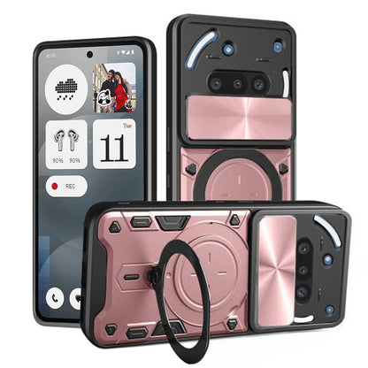 Coque pour Nothing Phone (3a), Techsuit, CamGuard Pro, Rose Doré