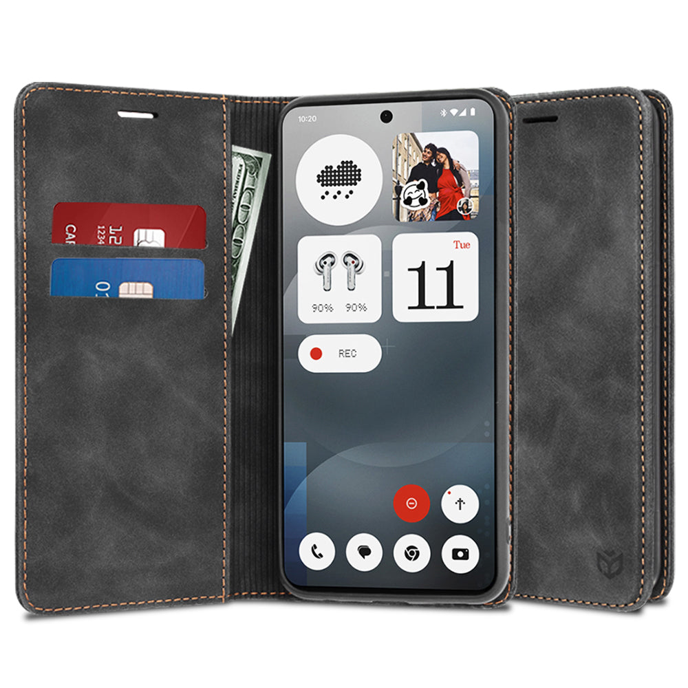 Hülle für Nothing Phone (3a), Techsuit, Confy, Schwarz