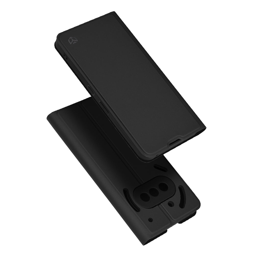 Coque pour Nothing Phone (3a), Techsuit, Magskin Book, Noire