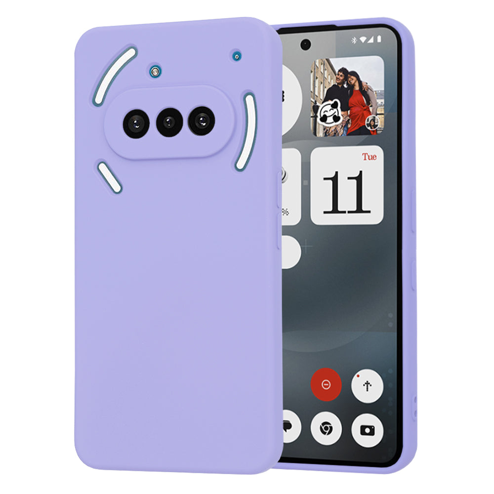 Hülle für Nothing Phone (3a), Techsuit, SoftFlex, Hellviolett